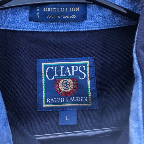 Ralph Lauren chaps shirt size large - Picture 3 of 3